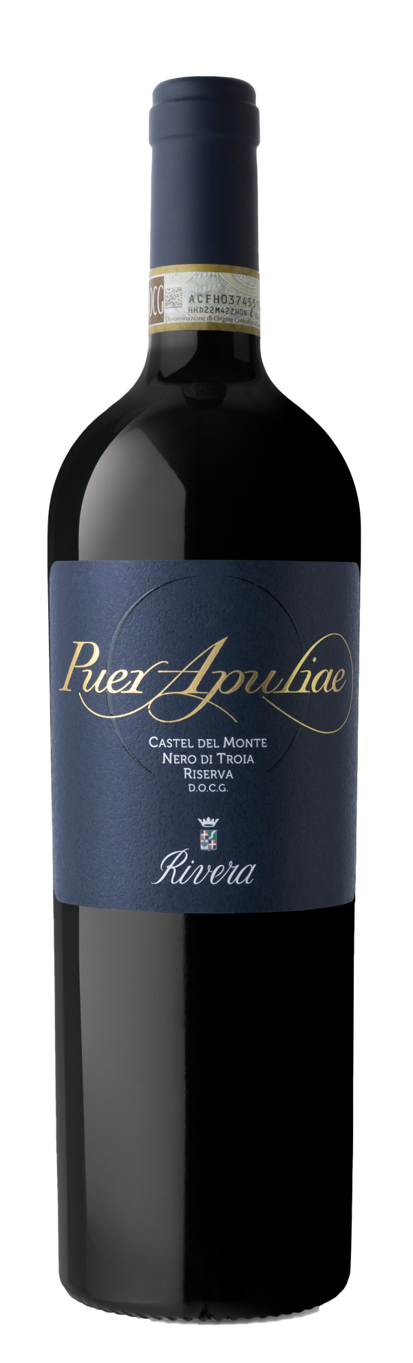 bottiglia del Puer Apuliae Rivera Nero di Troia